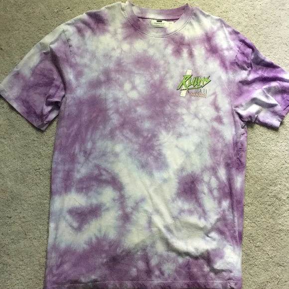 Top Man Purple TyeDye Shirt - Picture 2 of 4